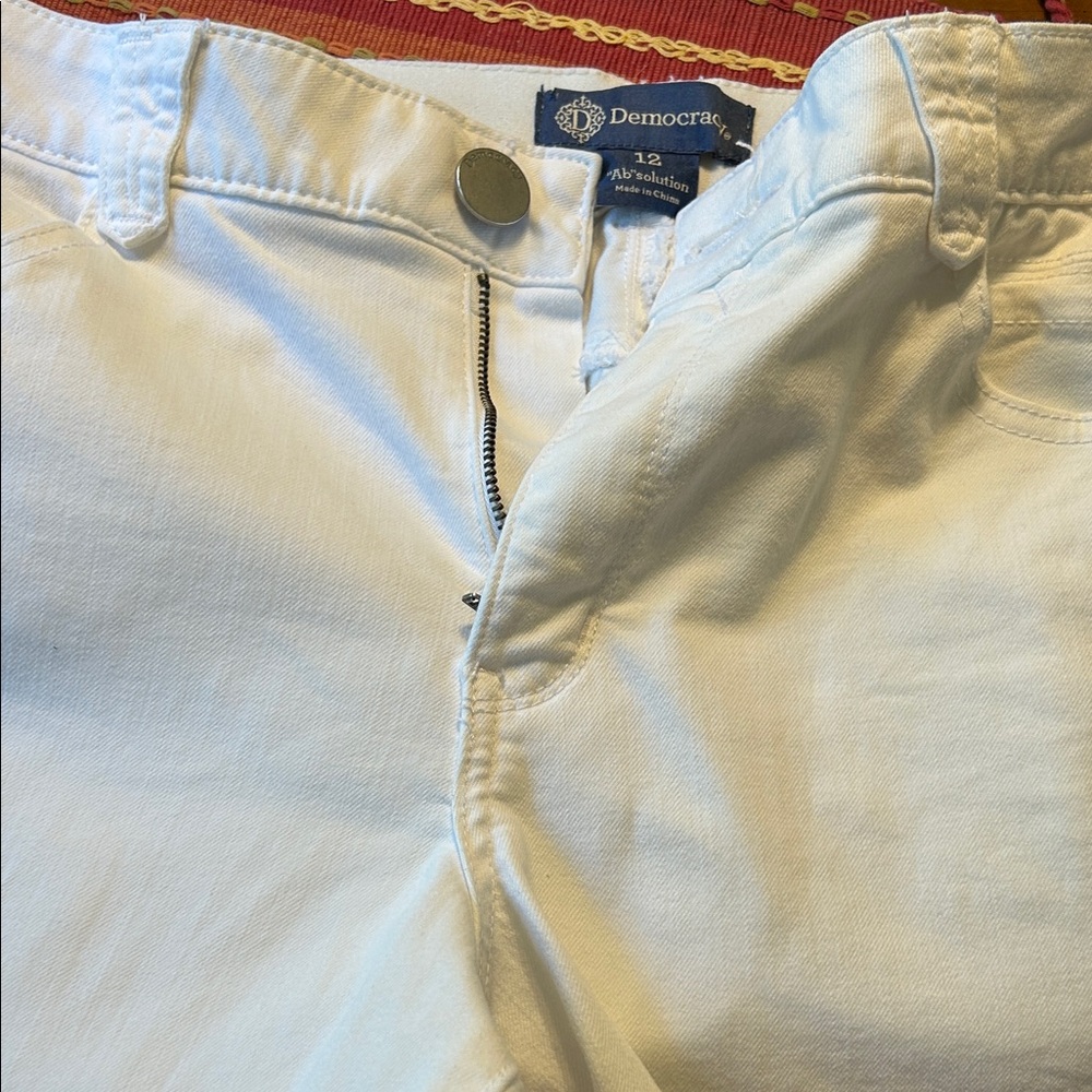 Democracy White Jeans Ab Solution